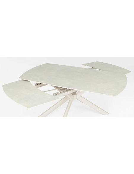 Tavolo Janika crema/luna